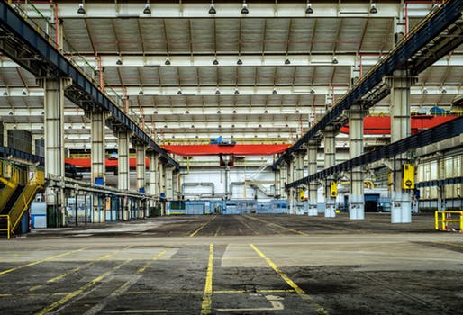 empty warehouse with no pallet trolleys